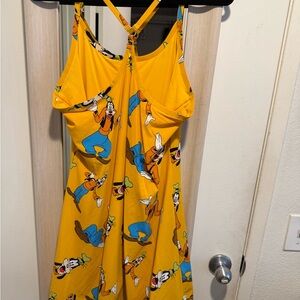 Outdoor Voices Yellow Cartoon Print Mini Dress
